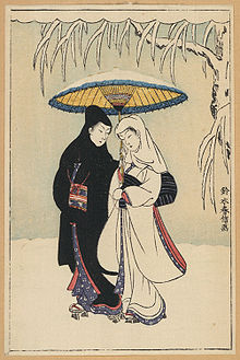 220px-Couple_under_umbrella_in_snow.jpg